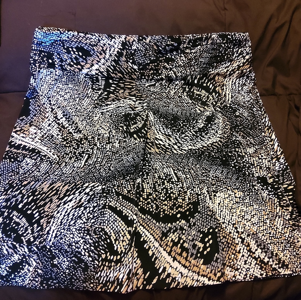 Animal print skirt